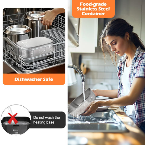 Annie and Mia Design double-handle design for easy carrying between locations.