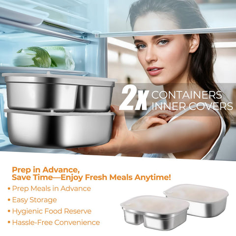 Annie & Mia Design lunch box featuring PTC heating technology for safe warming