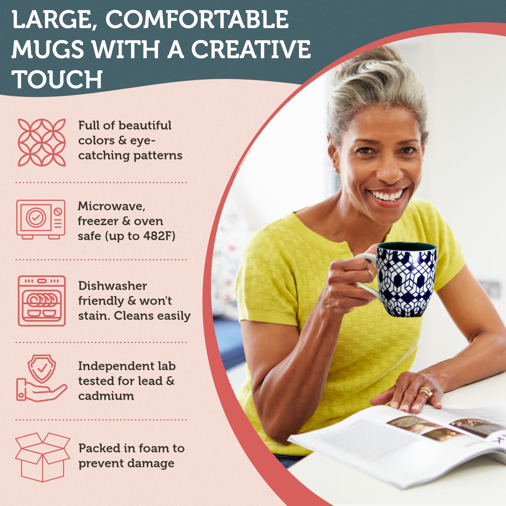 Annovero scratch-resistant porcelain endures daily use with no visible wear.
