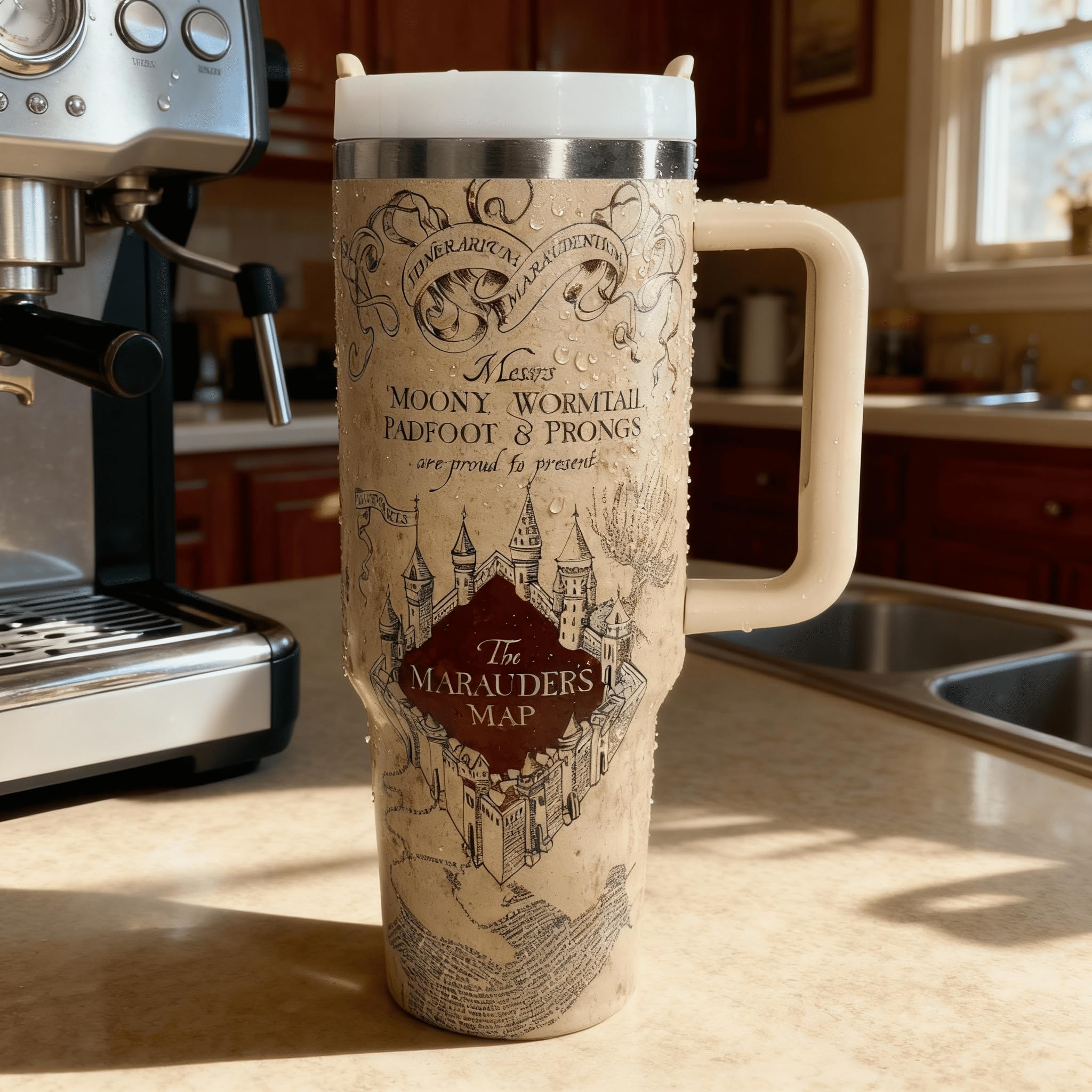 Annshein lid with straw showing leak-resistant design for travel