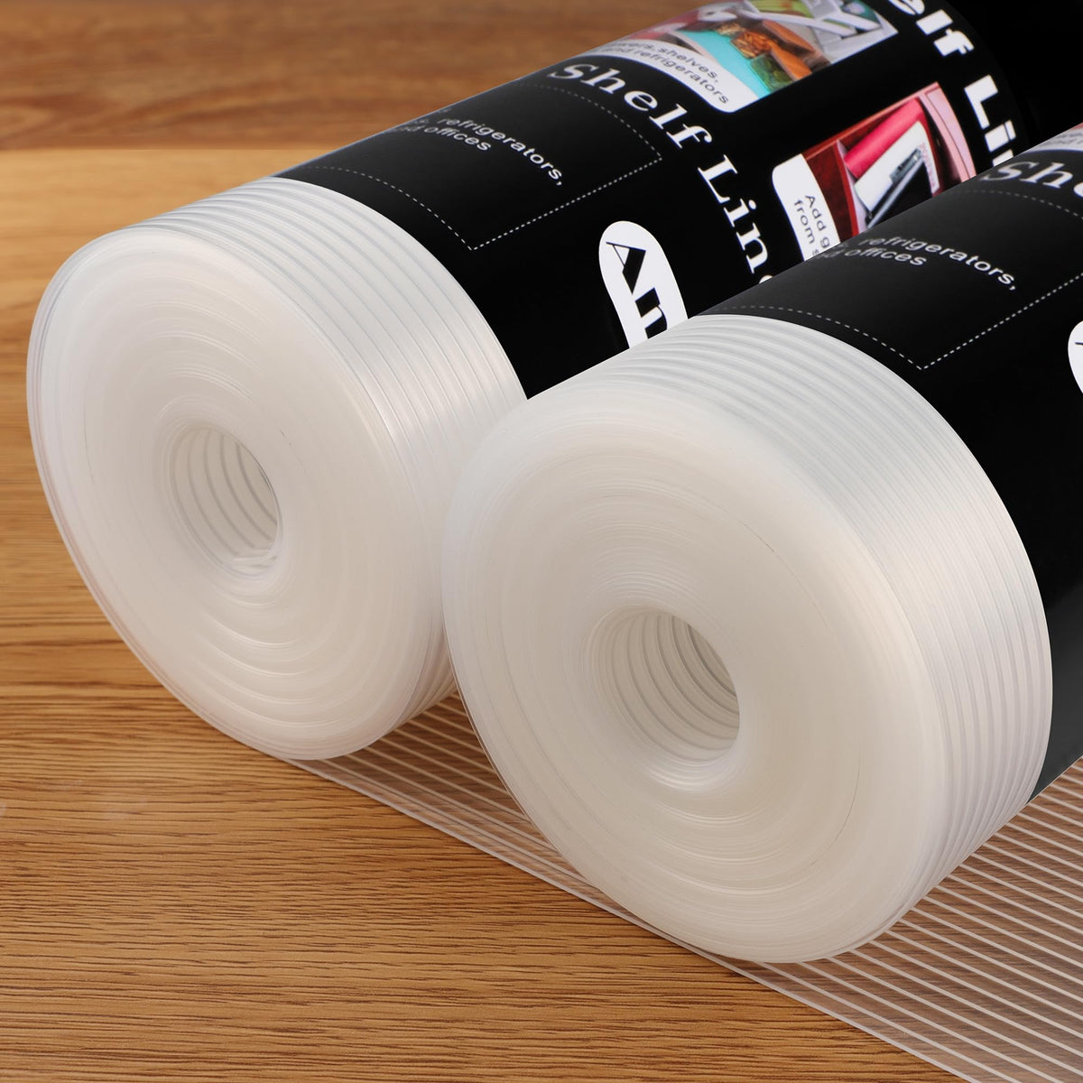 Anoak shelf liner packaging showing two rolls for easy protection