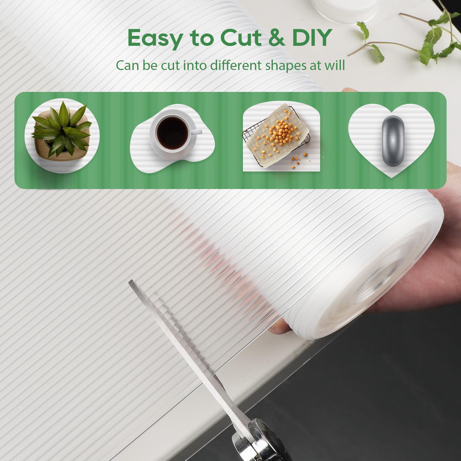 Anoak multi-use liner protects surfaces in pantry, kitchen, and drawers