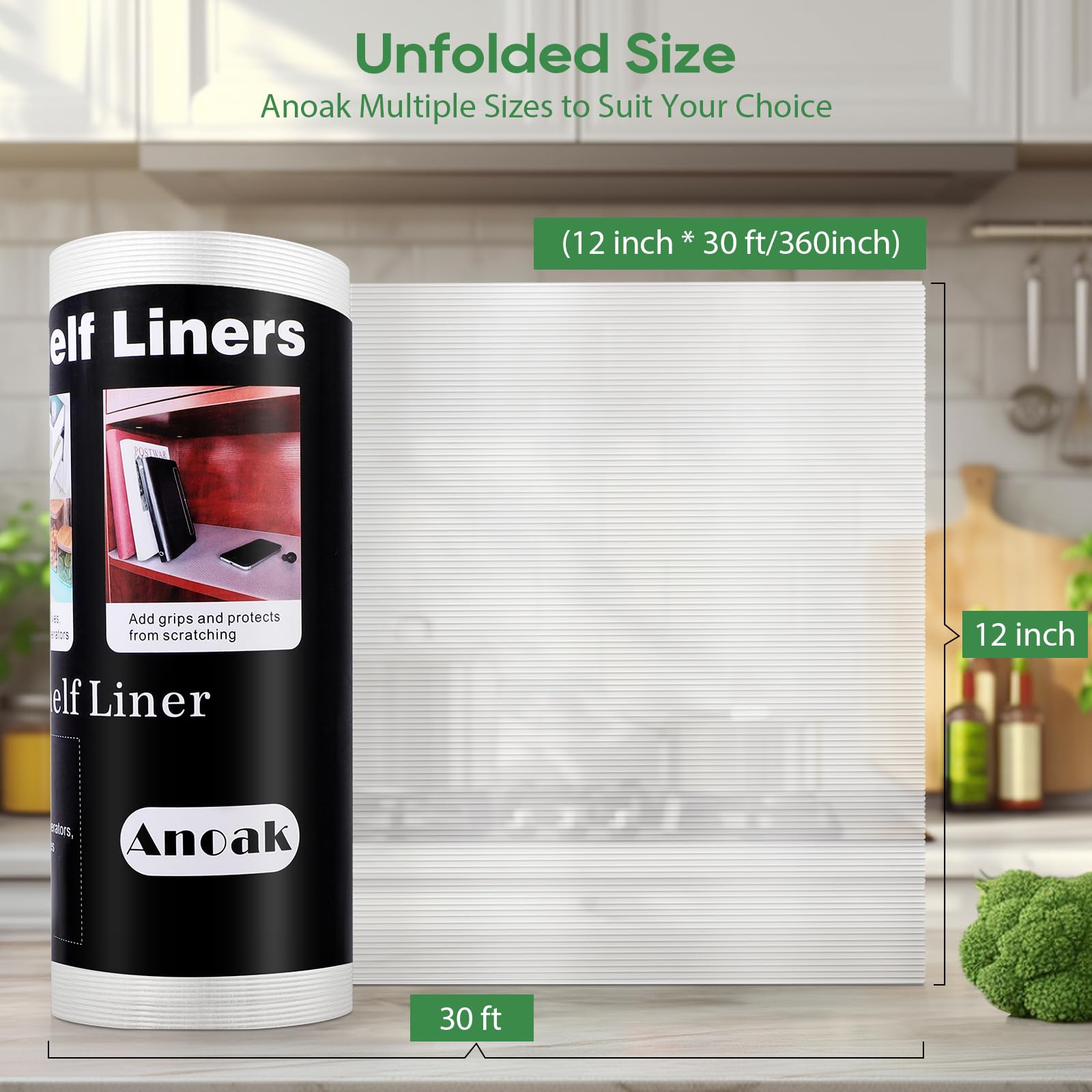 Anoak waterproof liner resists heat and stains for long-lasting use