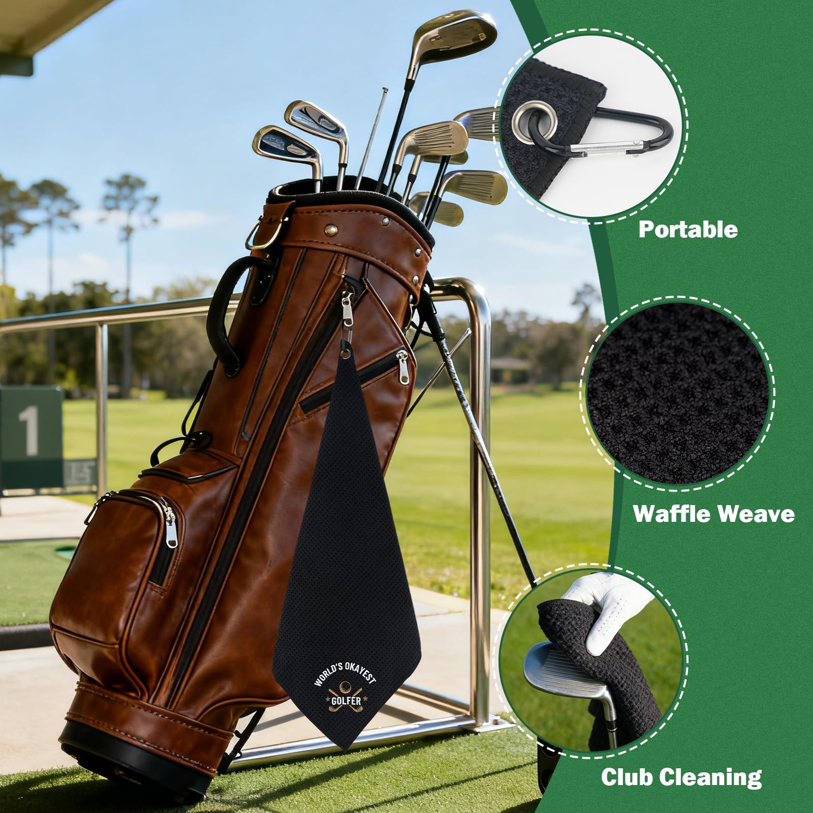 ANOTION ball marker with stencil for personalized greens marks