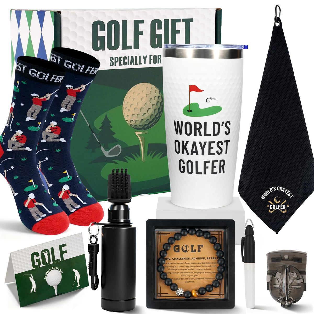 ANOTION golf gift box tumbler displayed for on course hydration
