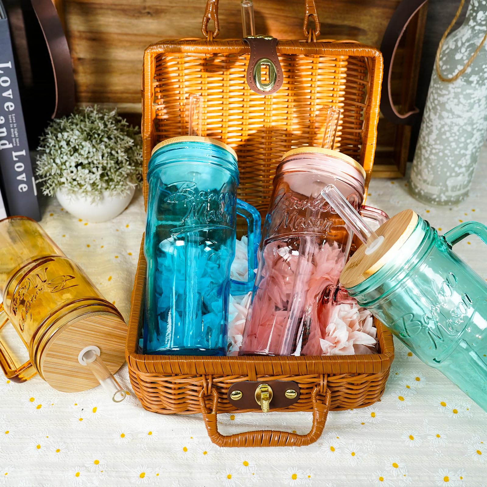 ANOTION picnic-ready glassware set ideal for gatherings and outdoor use