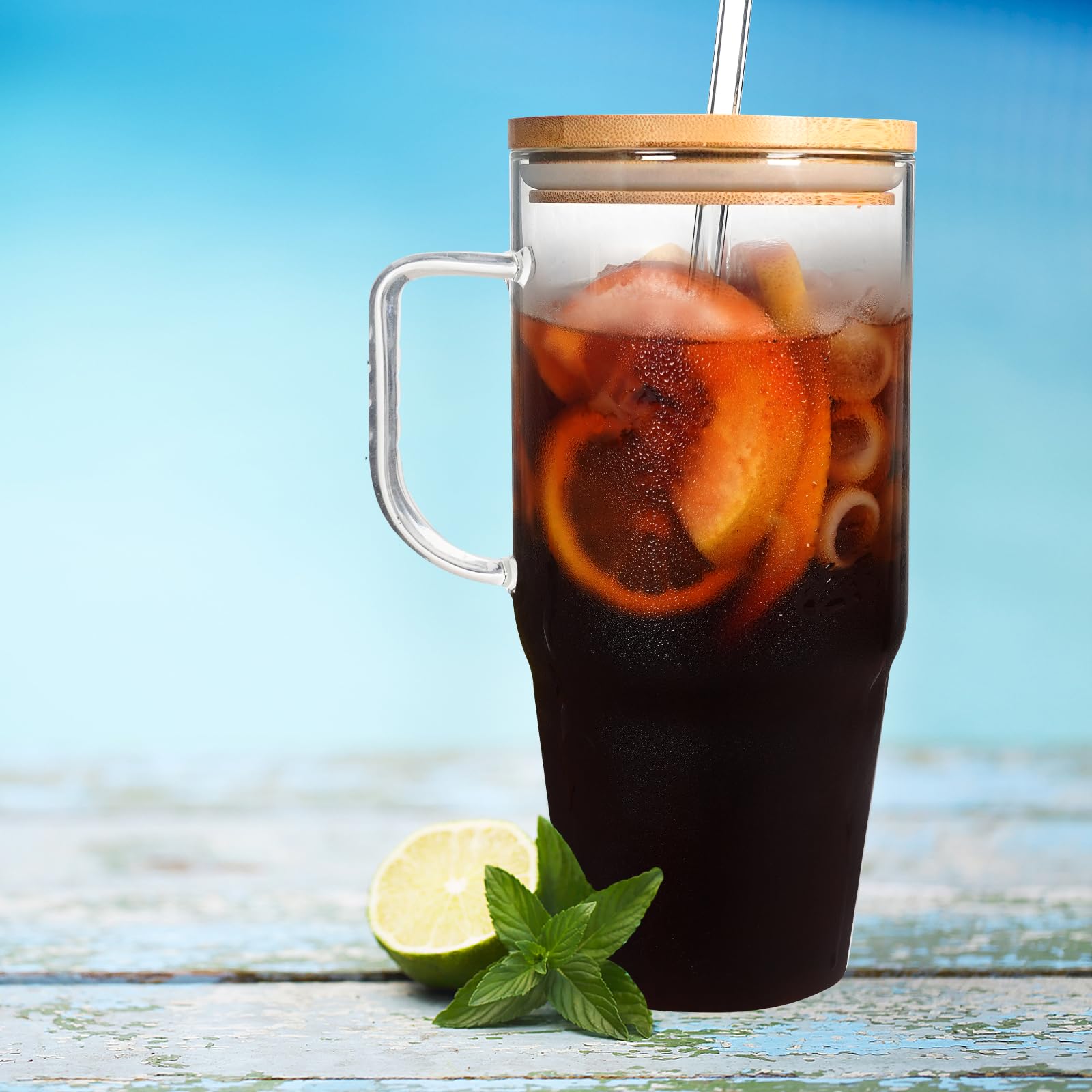 ANOTION transparent sleek design for modern drinkware