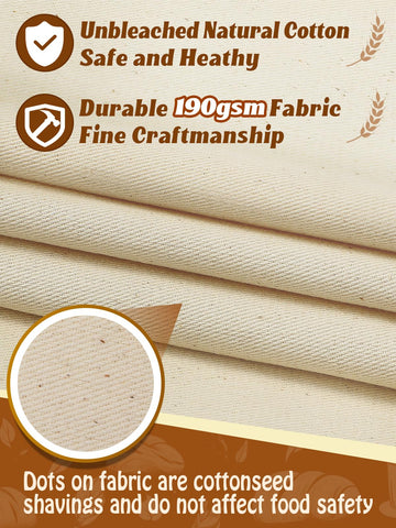 ANPHSIN breathable proofing cloth promotes ideal humidity for dough fermentation.