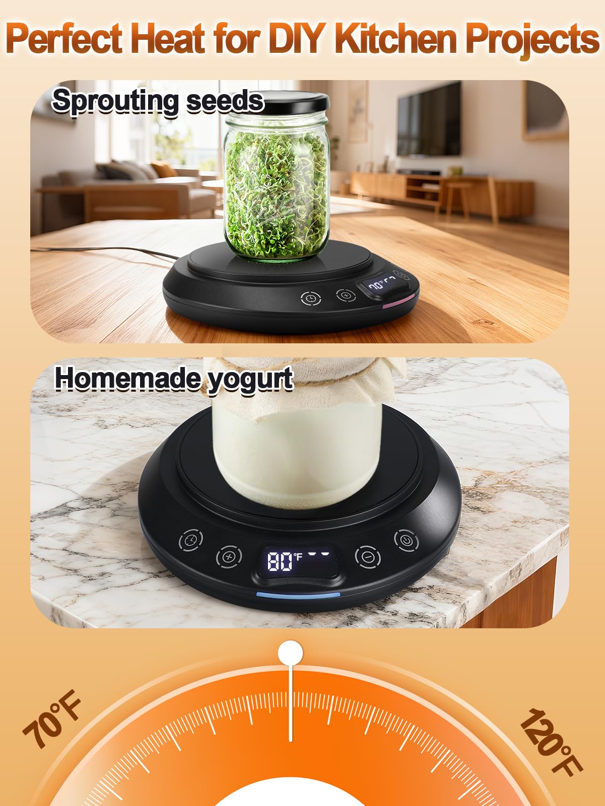 ANPHSIN compact design reduces hot spots during warming.