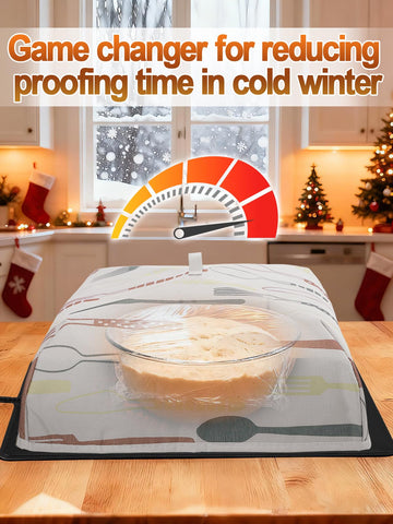 ANPHSIN warming mat providing gentle warmth for cold kitchen proofing.