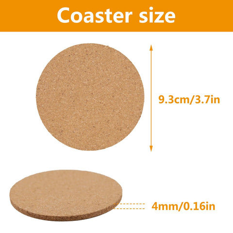Anpuimult blank cork coaster for DIY crafts ready to personalize gifts
