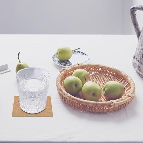 Anpuimult natural cork texture backdrop for coasters and décor