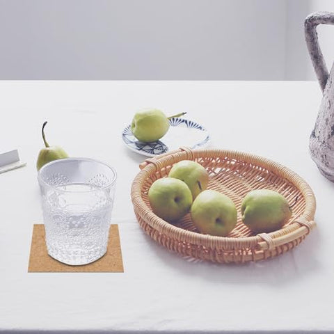 Anpuimult natural cork texture backdrop for coasters and décor