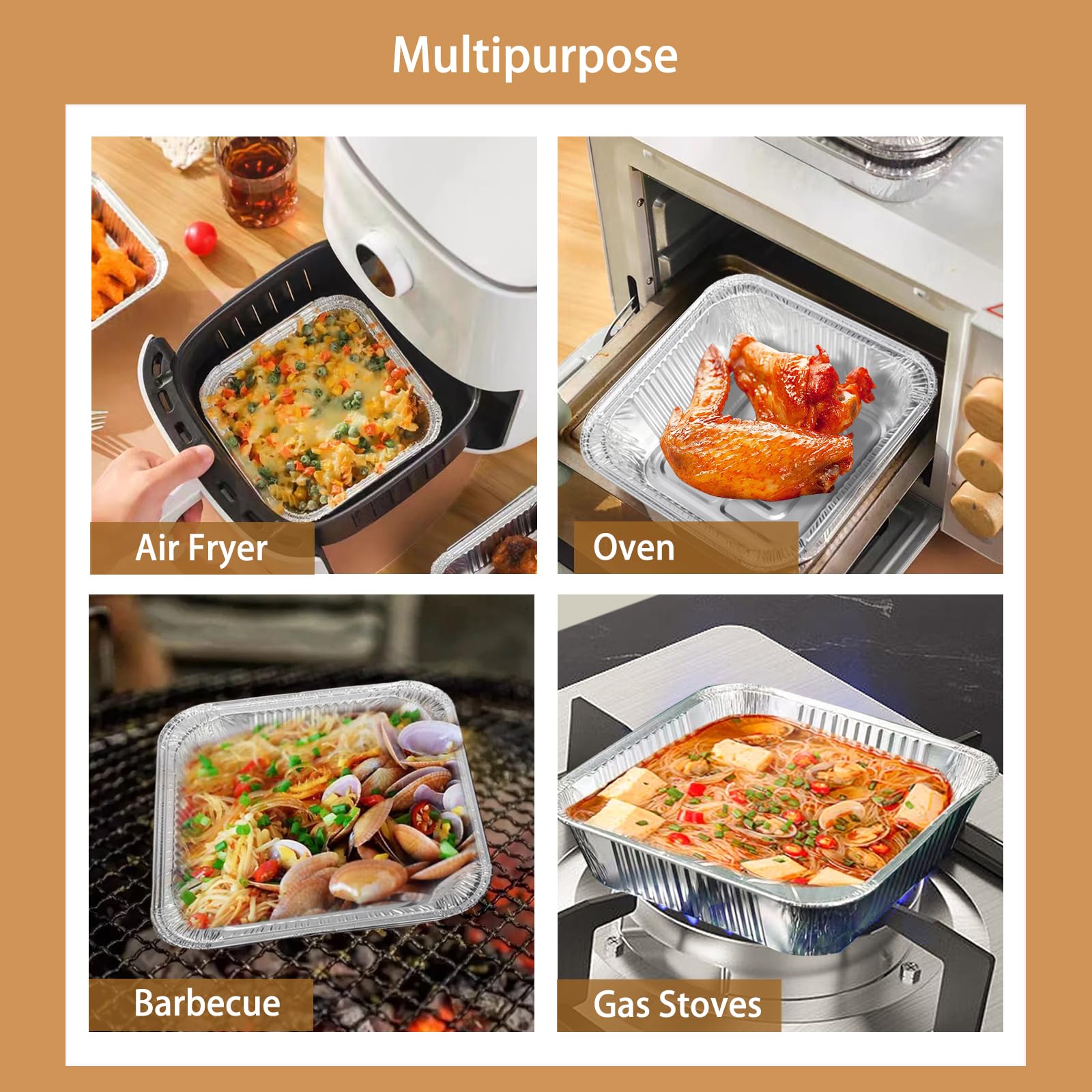 ANQIA kitchen cleanup saver liner prevents residue on pans and steamers.