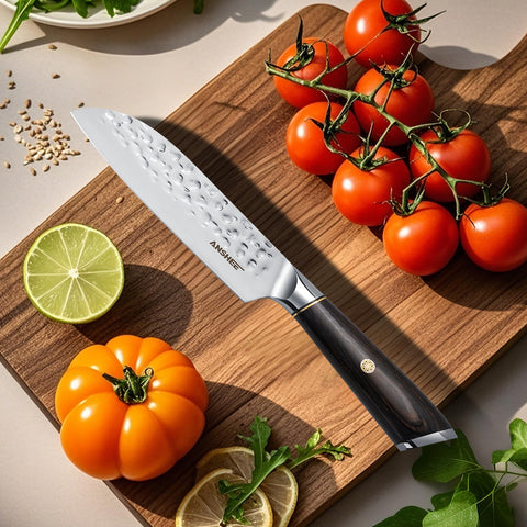 Anshee 5-inch paring knife for peeling fruit and small tasks.