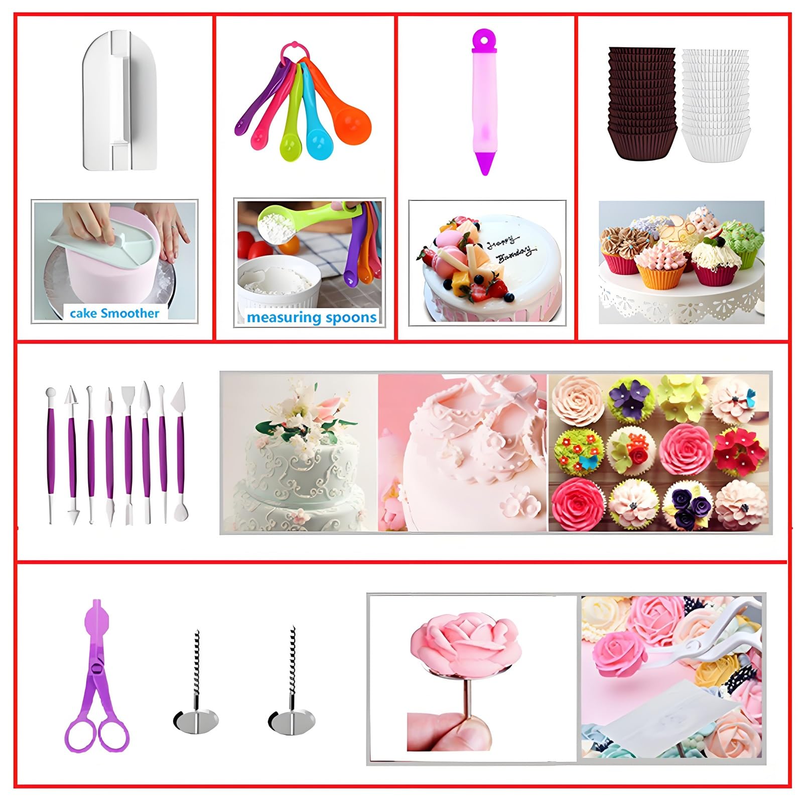 ANSLYQA 102 pastry bags support precise piping and mess-free decorating
