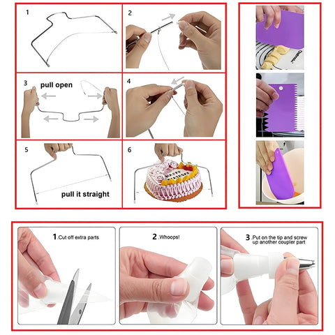 ANSLYQA straight and angled spatulas with scrapers for clean edges