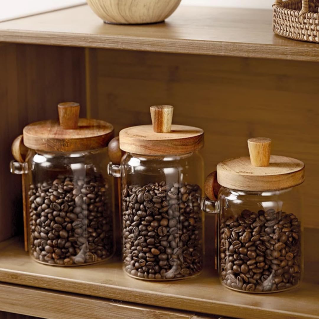 Versatile ANSQU canisters for snacks, cereal, and pantry storage.