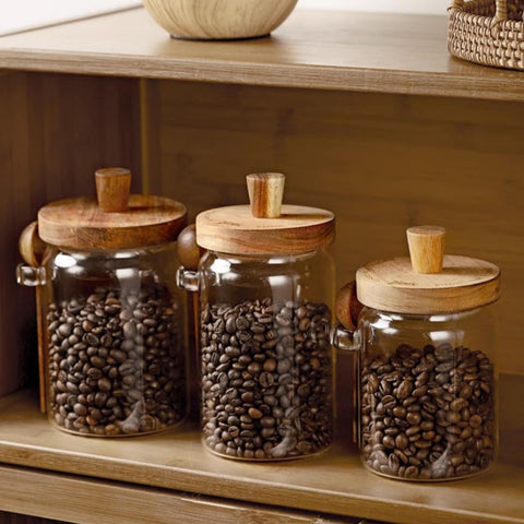 Versatile ANSQU canisters for snacks, cereal, and pantry storage.