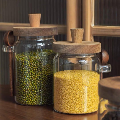 ANSQU multipurpose jars ideal for coffee, tea, spices and cereals