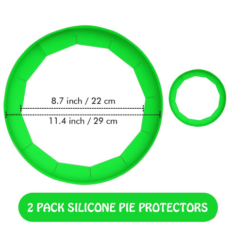 Easy size lock on Antenda shield for 8–11.4 inch pies