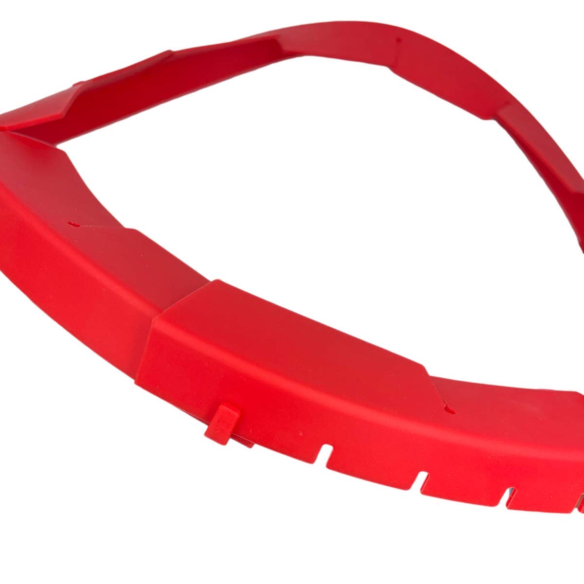 Antenda red silicone pie crust protector highlights dishwasher-safe cleanup after bake.