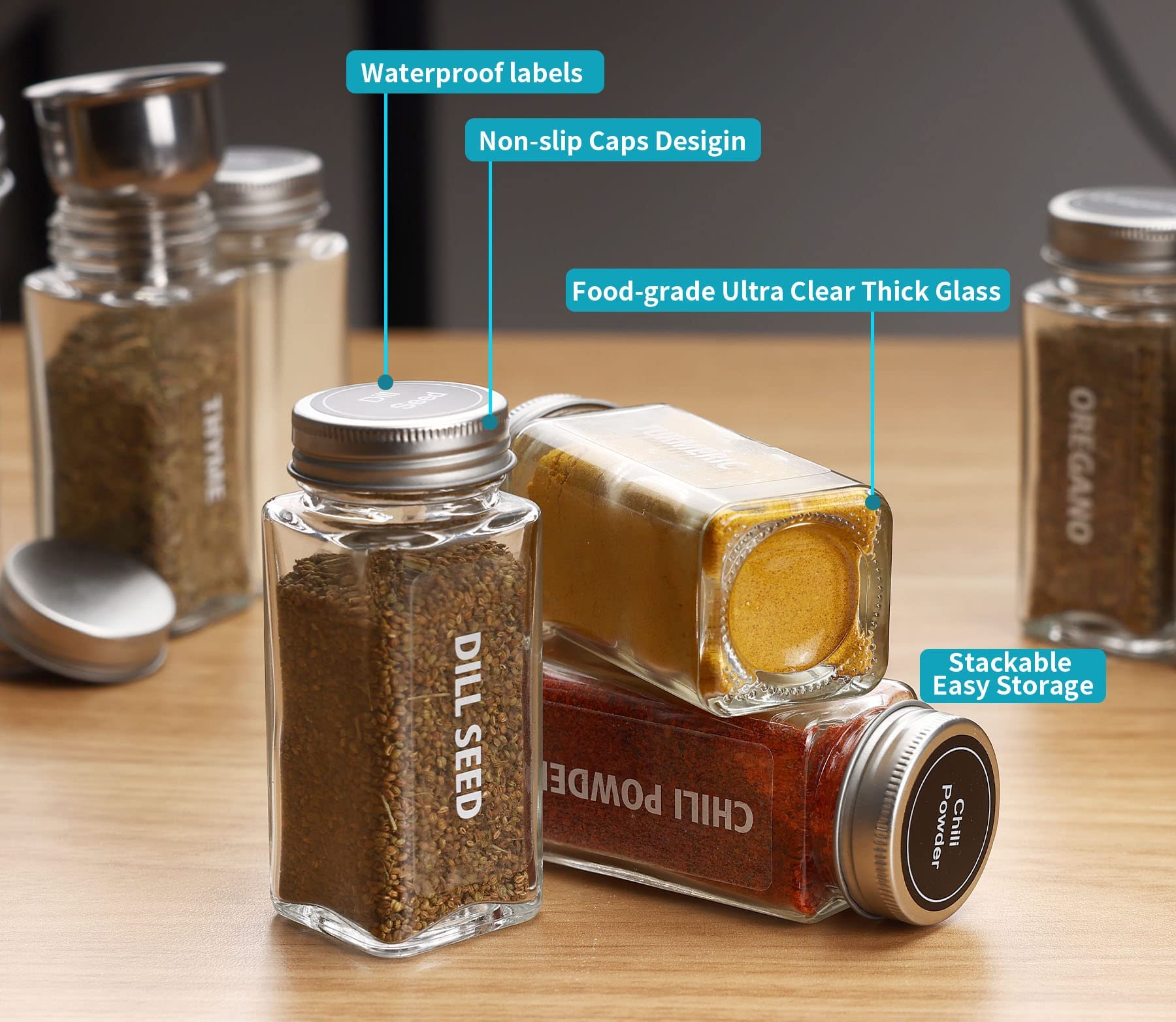 Antimbee label-on-body design shows clear pre-printed labels