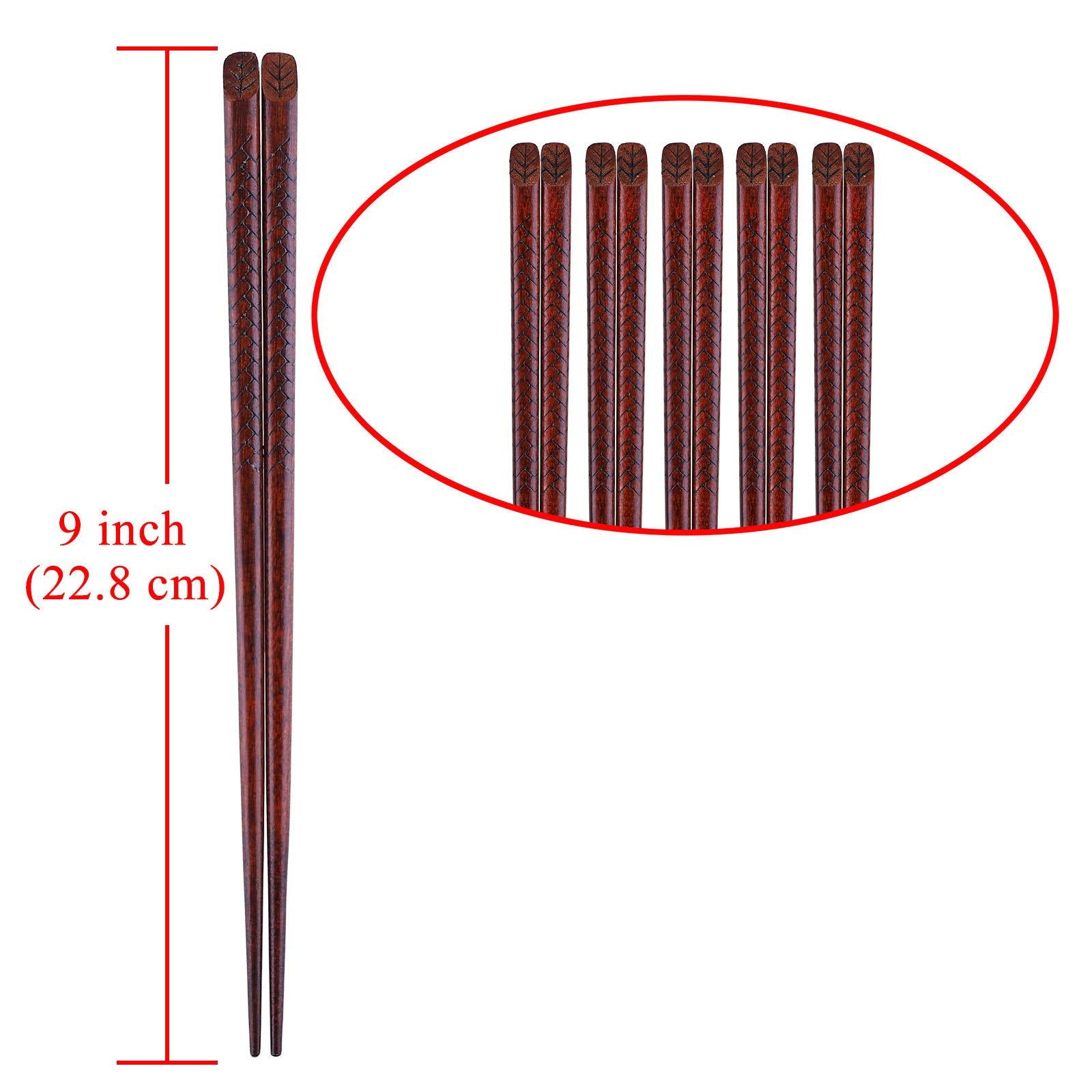 Antner natural wood chopsticks showcase warm grain.