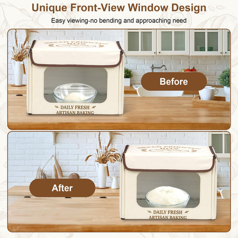 Antner folding bread proofing box with 3-zone heating for even proofing.