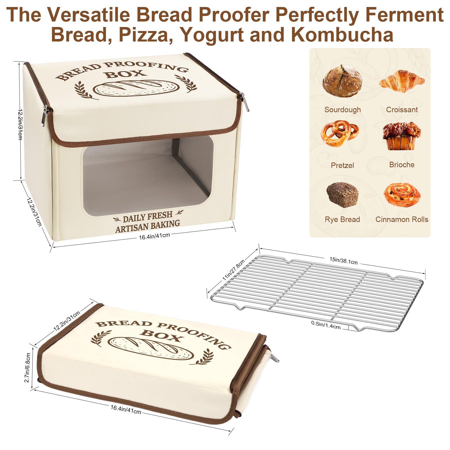 Antner bread proofer with temperature control for precise fermentation of dough.