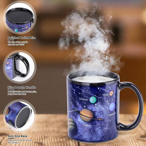 Antner heat-changing mug hot coffee scene inspires a celestial morning ritual