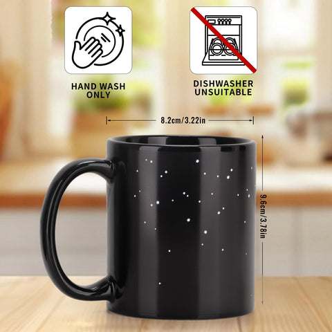 Antner heat-changing mug inner Solar System view reveals planetary details when hot