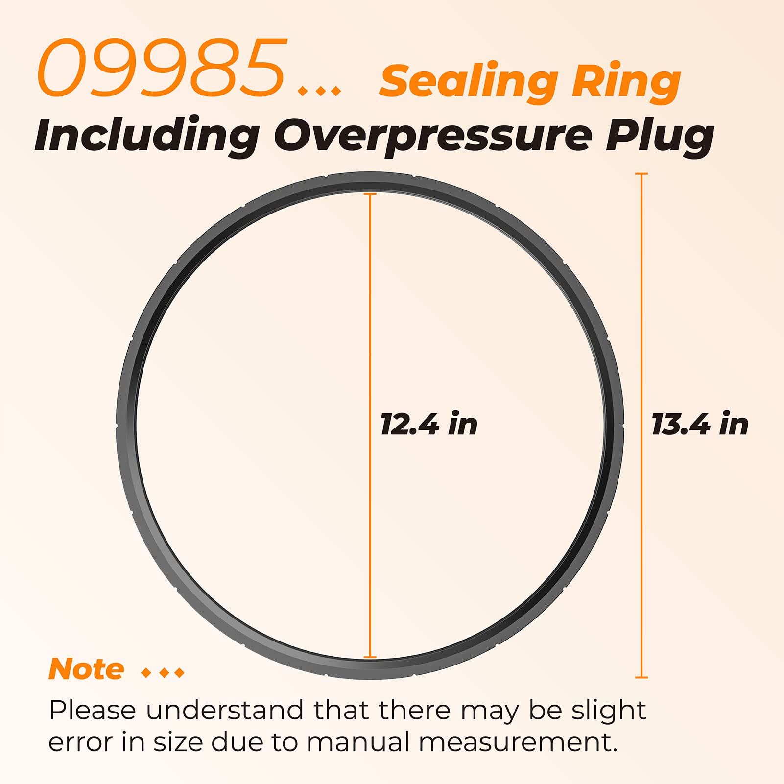 ANTOBLE packaging displays 2-pack sealing ring and plug for Presto canners