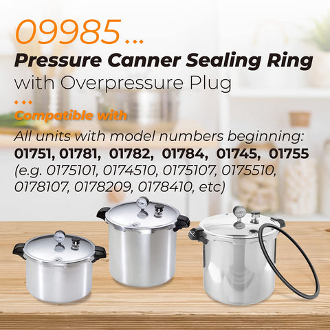 ANTOBLE 09985 sealing ring for Presto 18 qt ensures consistent seal during pressure canning