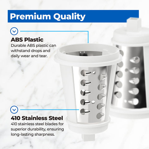 Easy rinse-and-clean design after use in everyday meal prep.