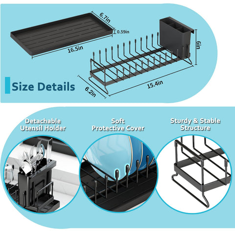 ANTOPY easy setup plate organizer enables quick, tool-free installation