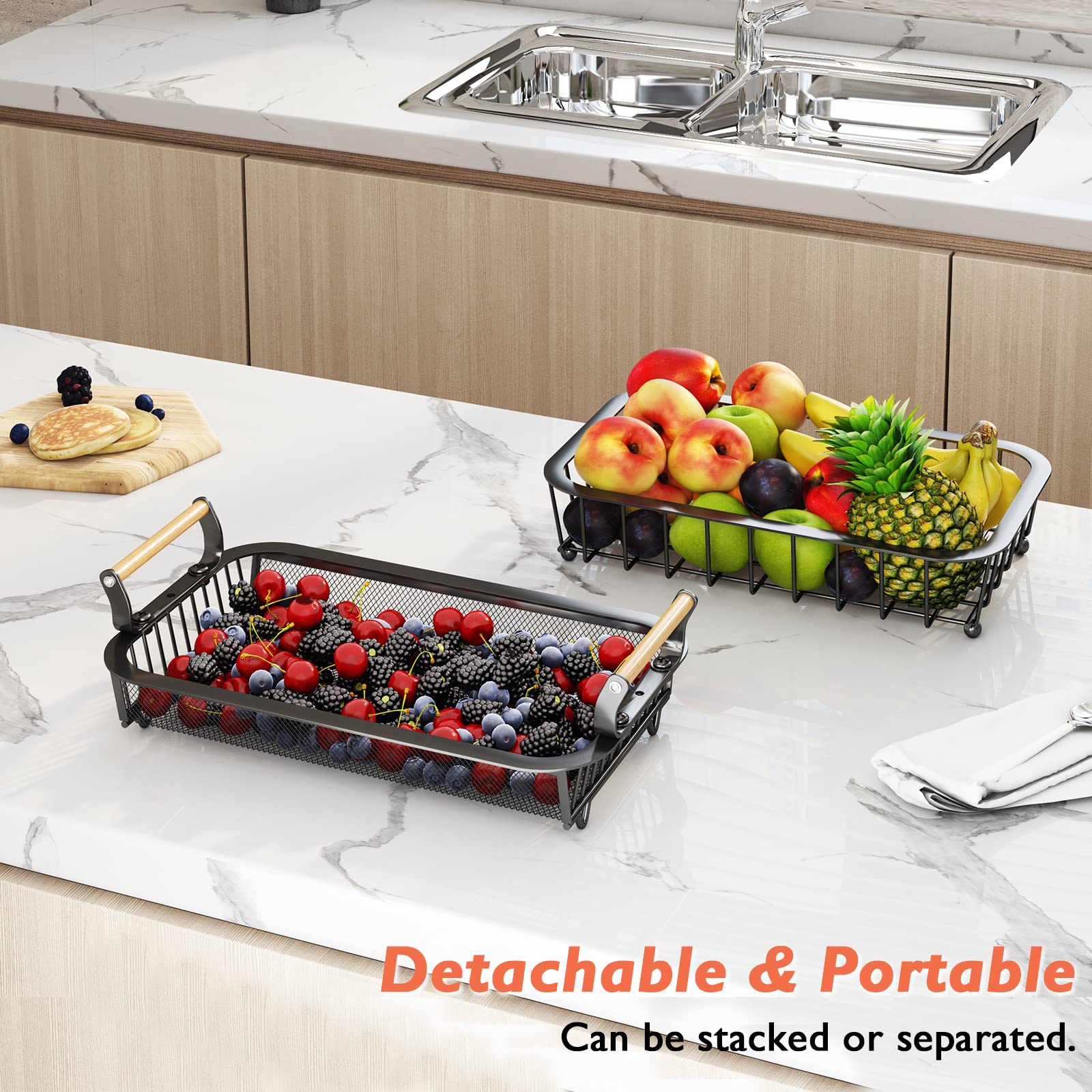 ANTOPY open-wire design promotes airflow and fresher produce.