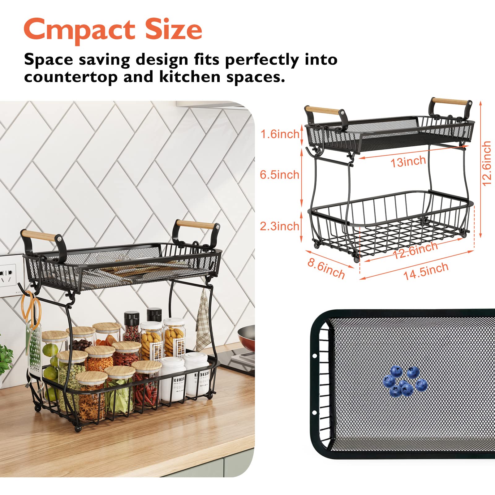 ANTOPY sturdy metal mesh with handles for easy transport.