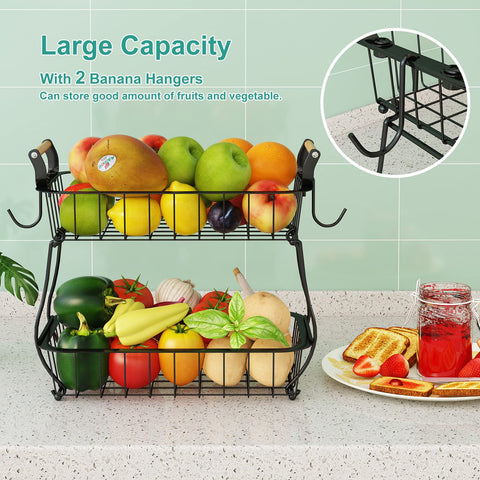 ANTOPY removable banana hanger prevents bruising and is easy to access