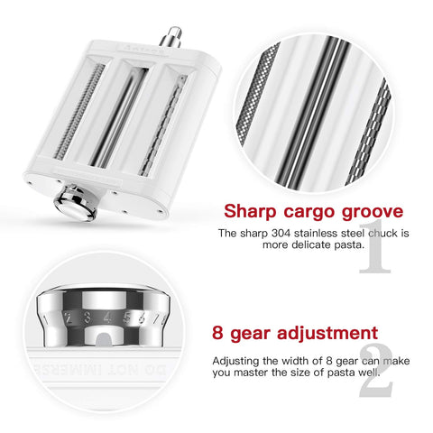 Antree fettuccine cutter produces hearty ribbons with consistent width
