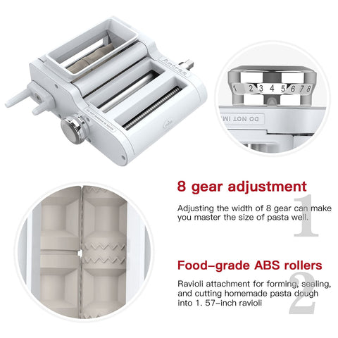 ANTREE ravioli maker creating neatly filled ravioli strips