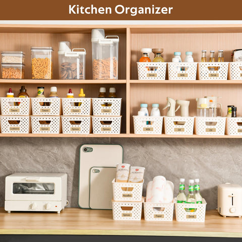 Ventilated bamboo-lid storage bin from AntStep, offering airflow and dust resistance.