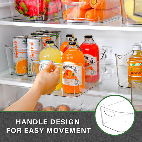 AntStep clear bin with stackable design to save space when not in use.