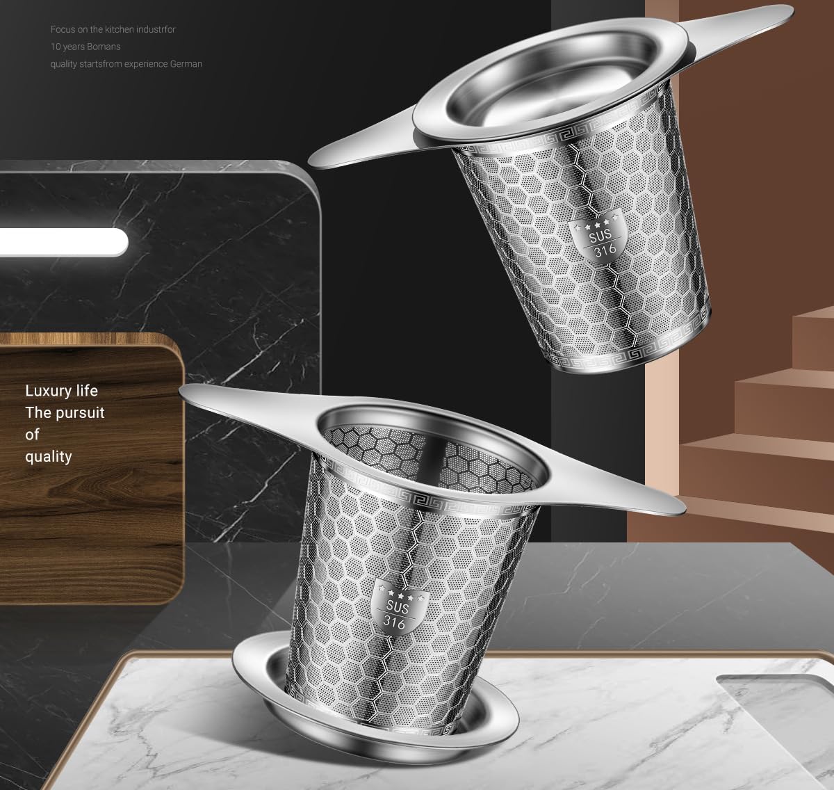 ANTYA tea infuser dishwasher-safe for quick maintenance.