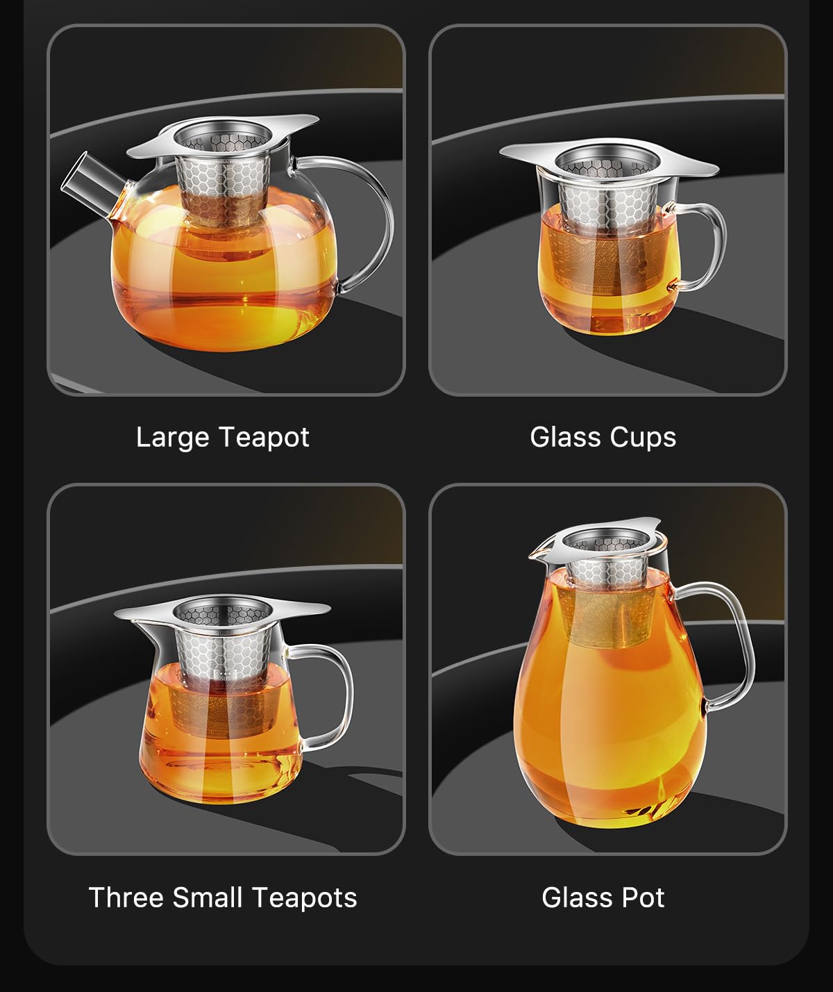 ANTYA tea infuser easy-clean separator design prevents dirt buildup.