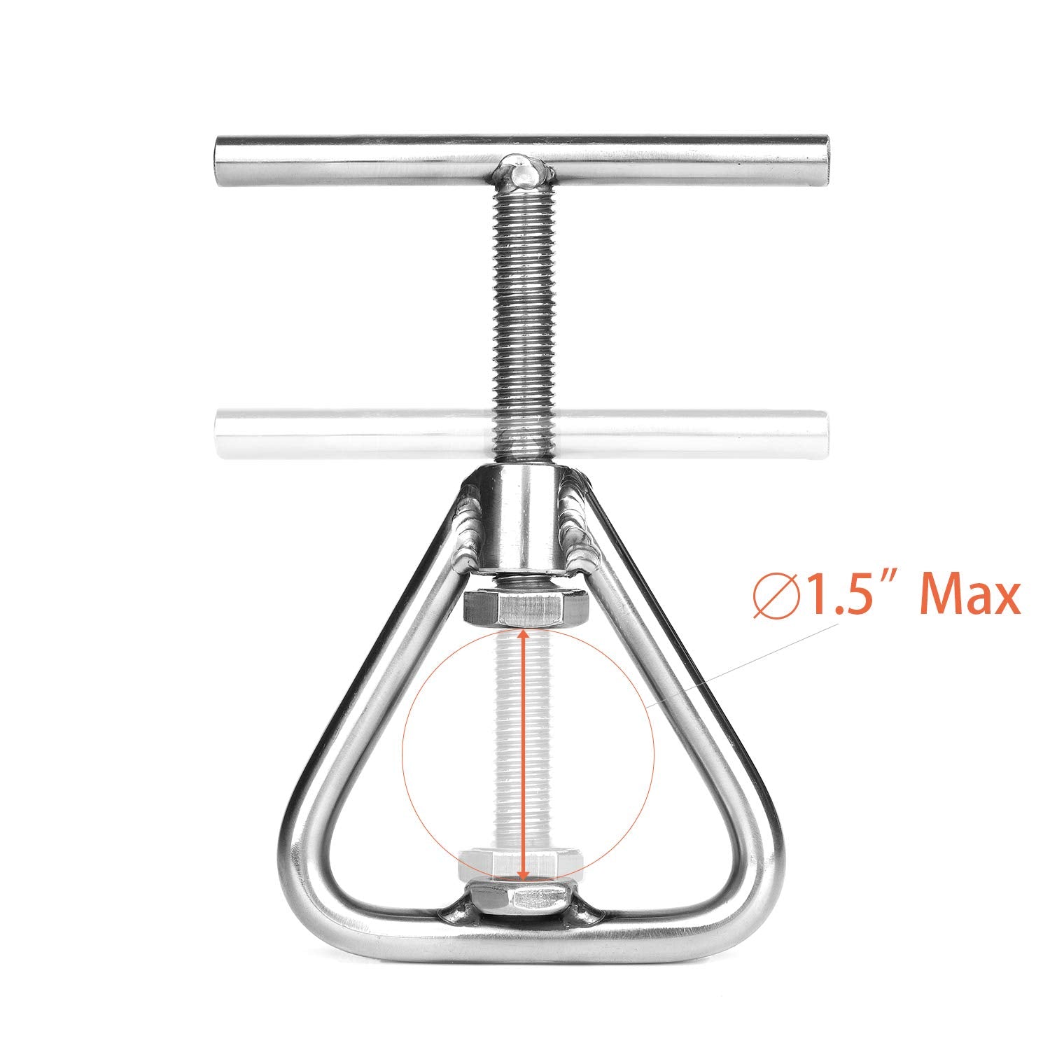 Anwenk Nut Cracker demonstrates one-and-half-inch cracking size for many nuts.