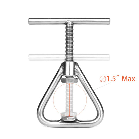Anwenk Nut Cracker demonstrates one-and-half-inch cracking size for many nuts.