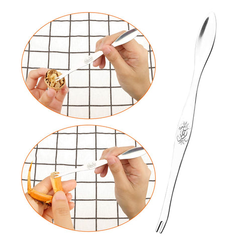 Anwenk ergonomic sawtooth crack design minimizes nut spray.