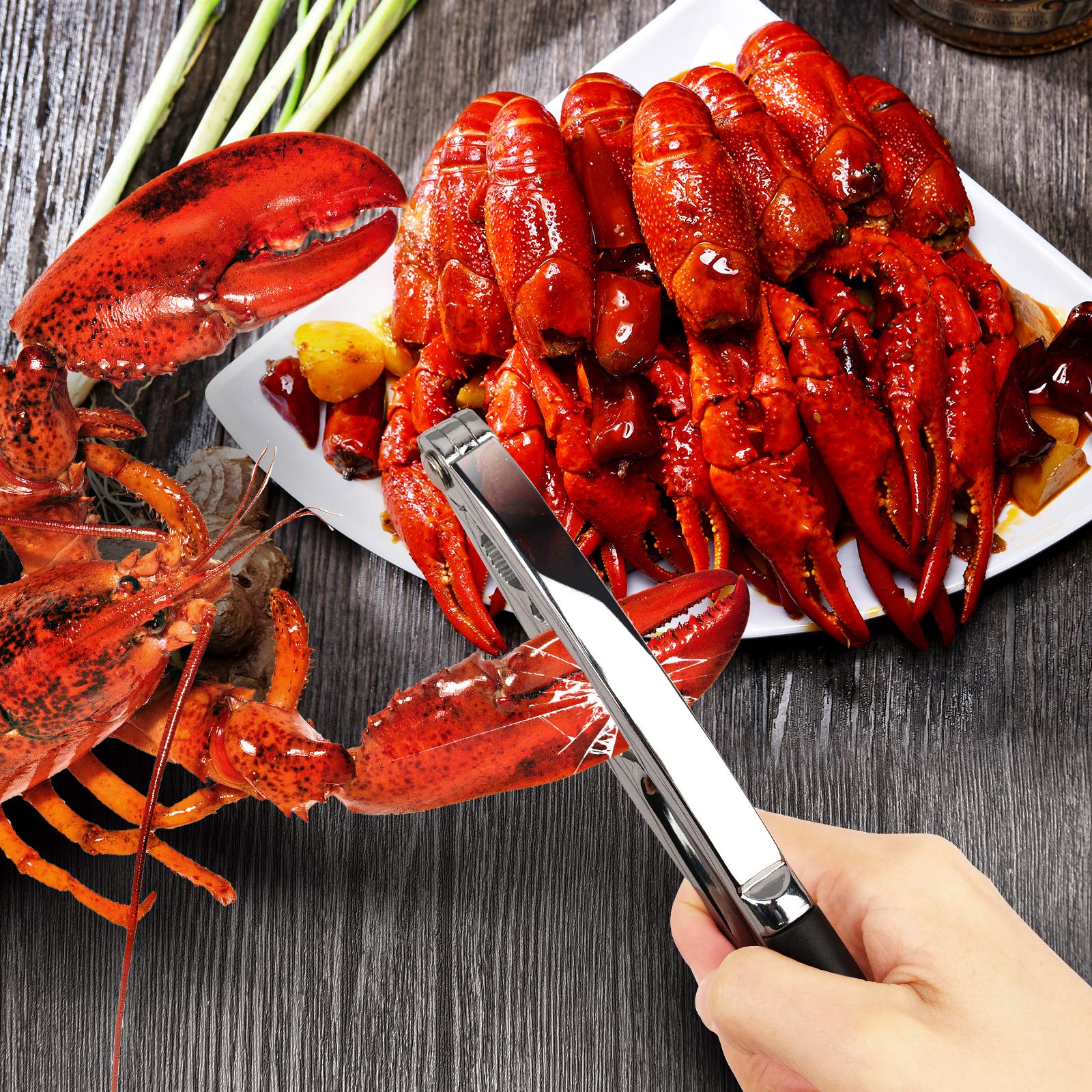 Anwenk seafood shell cracking capability for lobster and crab.