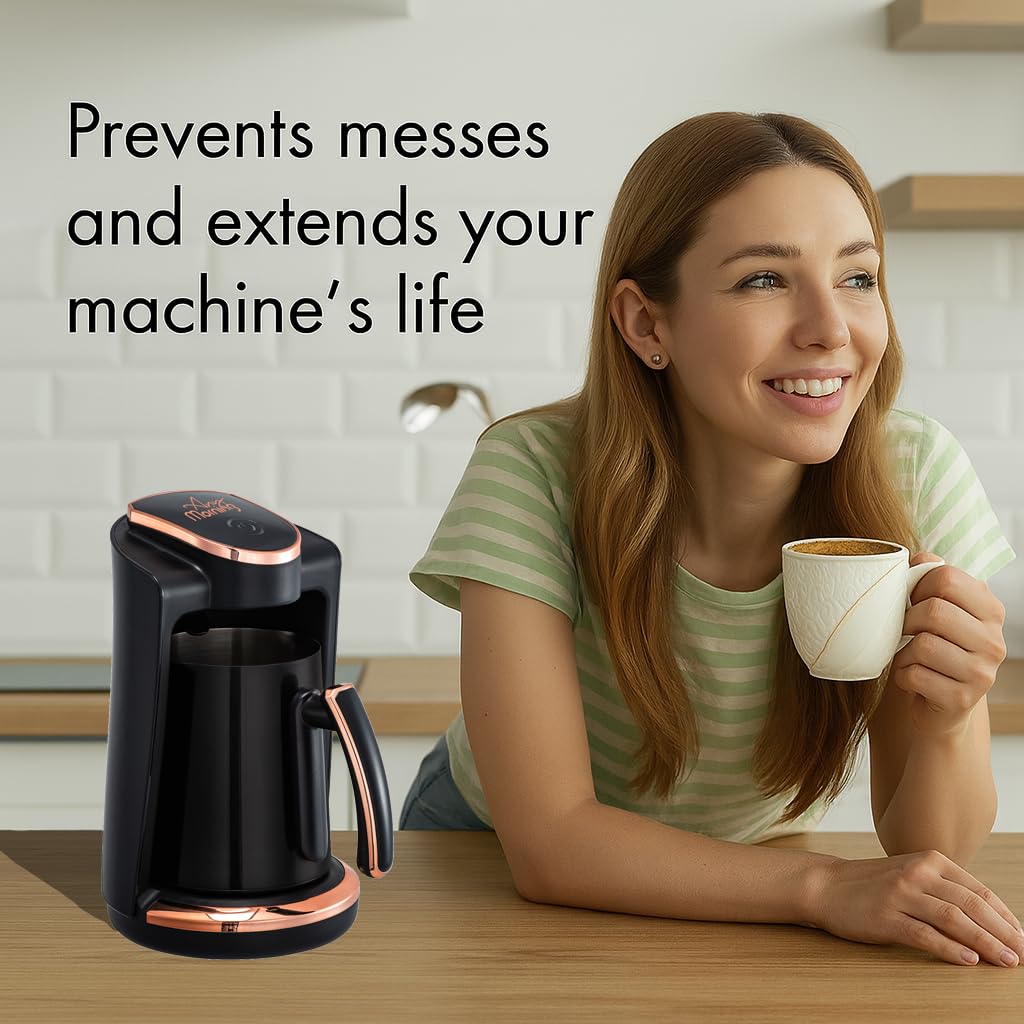 Any Morning dual-spout ergonomic design suits left and right-handed users